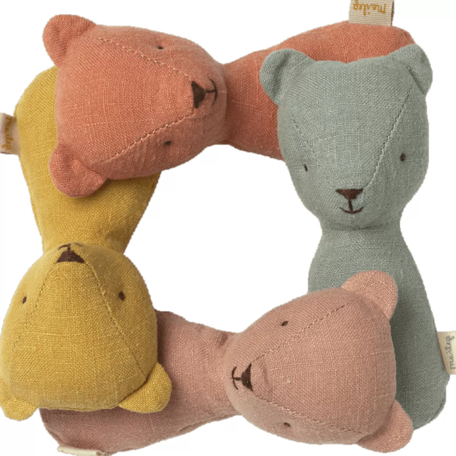 Maileg Teddy Rattle – Chinos Green Shop