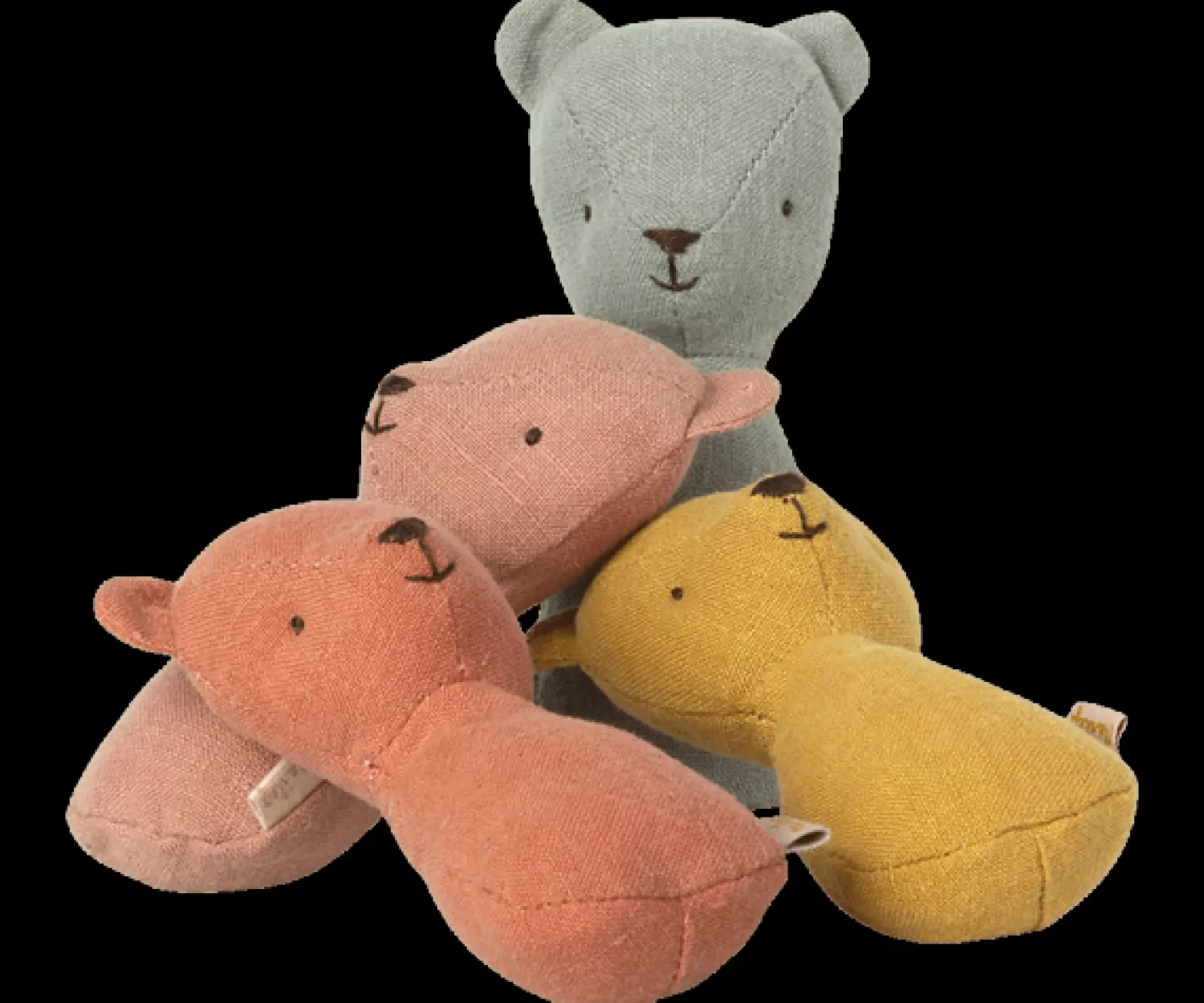 Maileg Teddy Rattle – Dusty Coral Best Sale