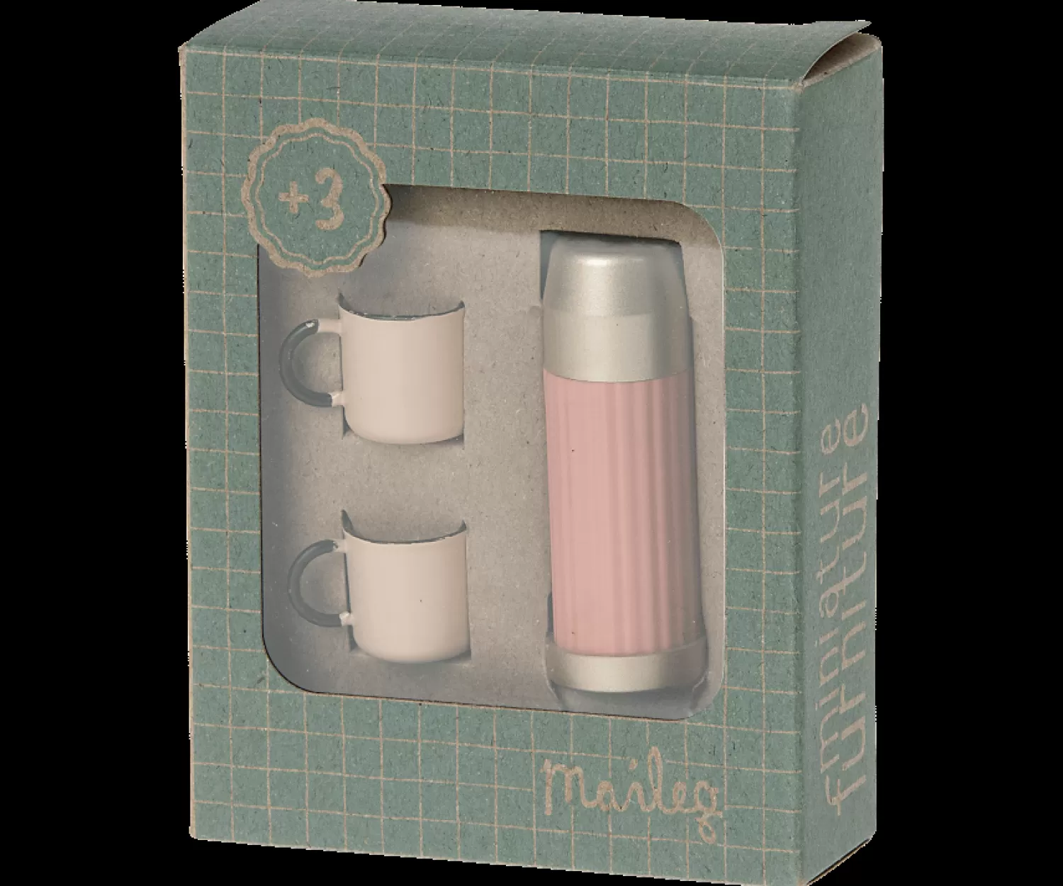 Maileg Thermos & Cups Soft Coral Sale