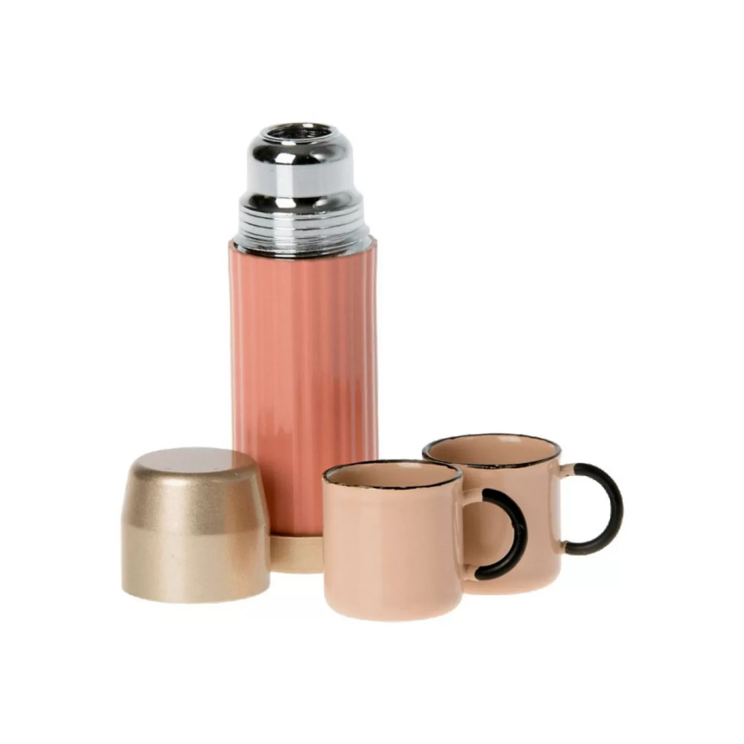 Maileg Thermos And Cups Miniature – Soft Coral New