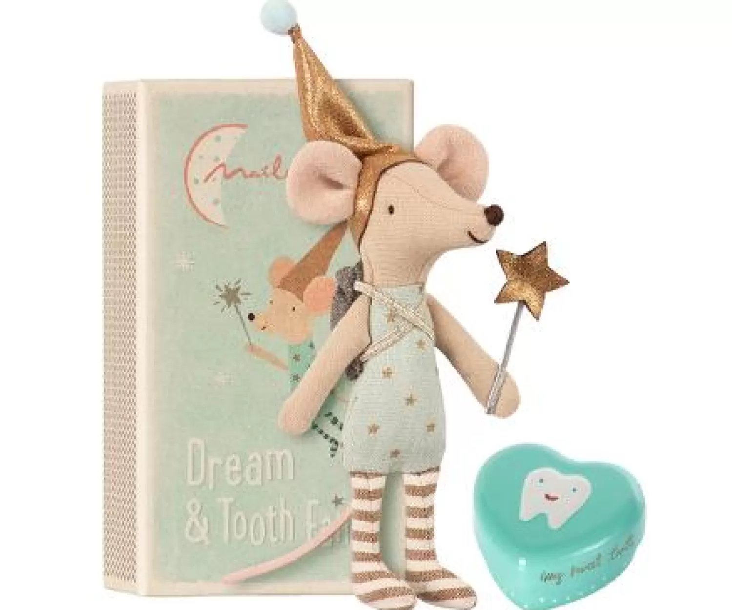 Maileg Tooth Fairy Big Brother Mouse With Metal Box Sale