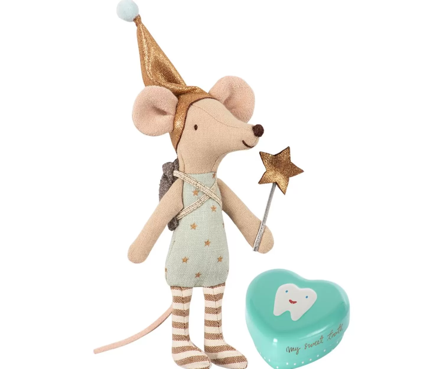 Maileg Tooth Fairy Big Brother Mouse With Metal Box Sale