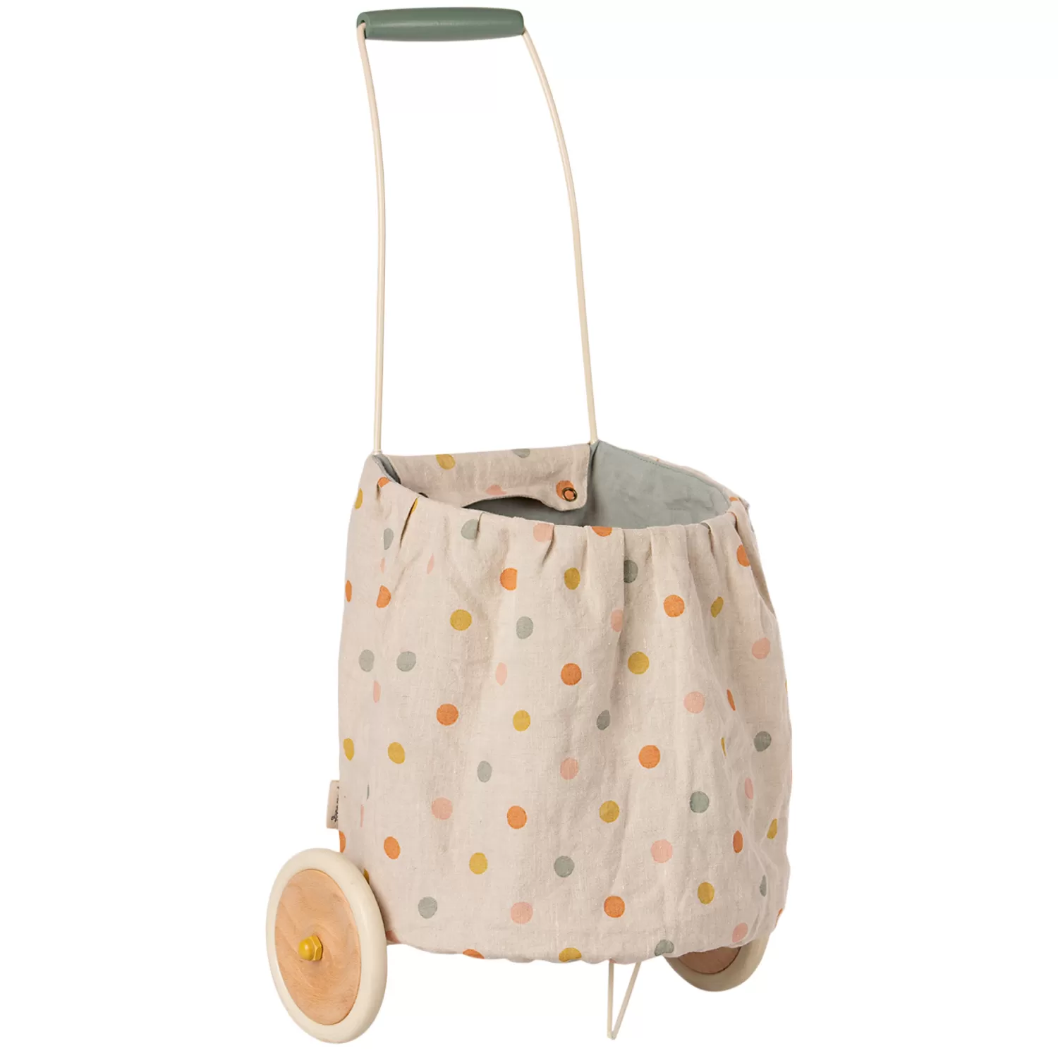 Maileg Trolley – Multi Dots – Blue Best