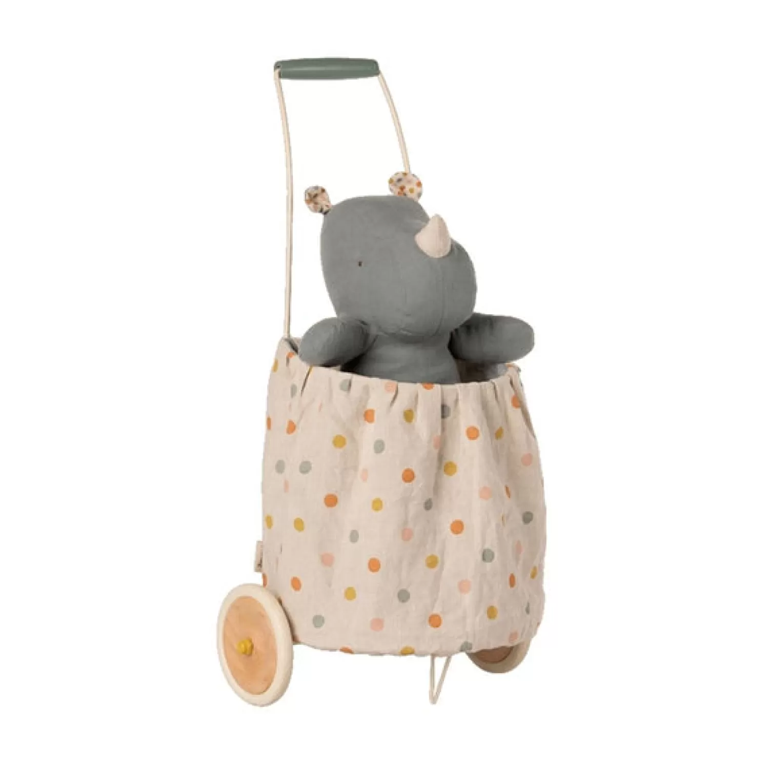 Maileg Trolley Multi Dots- Blue Outlet