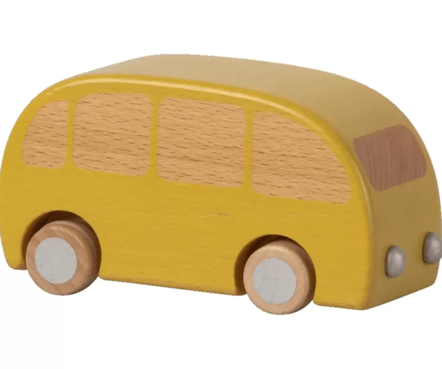 Maileg Yellow Wooden Friction Bus Best